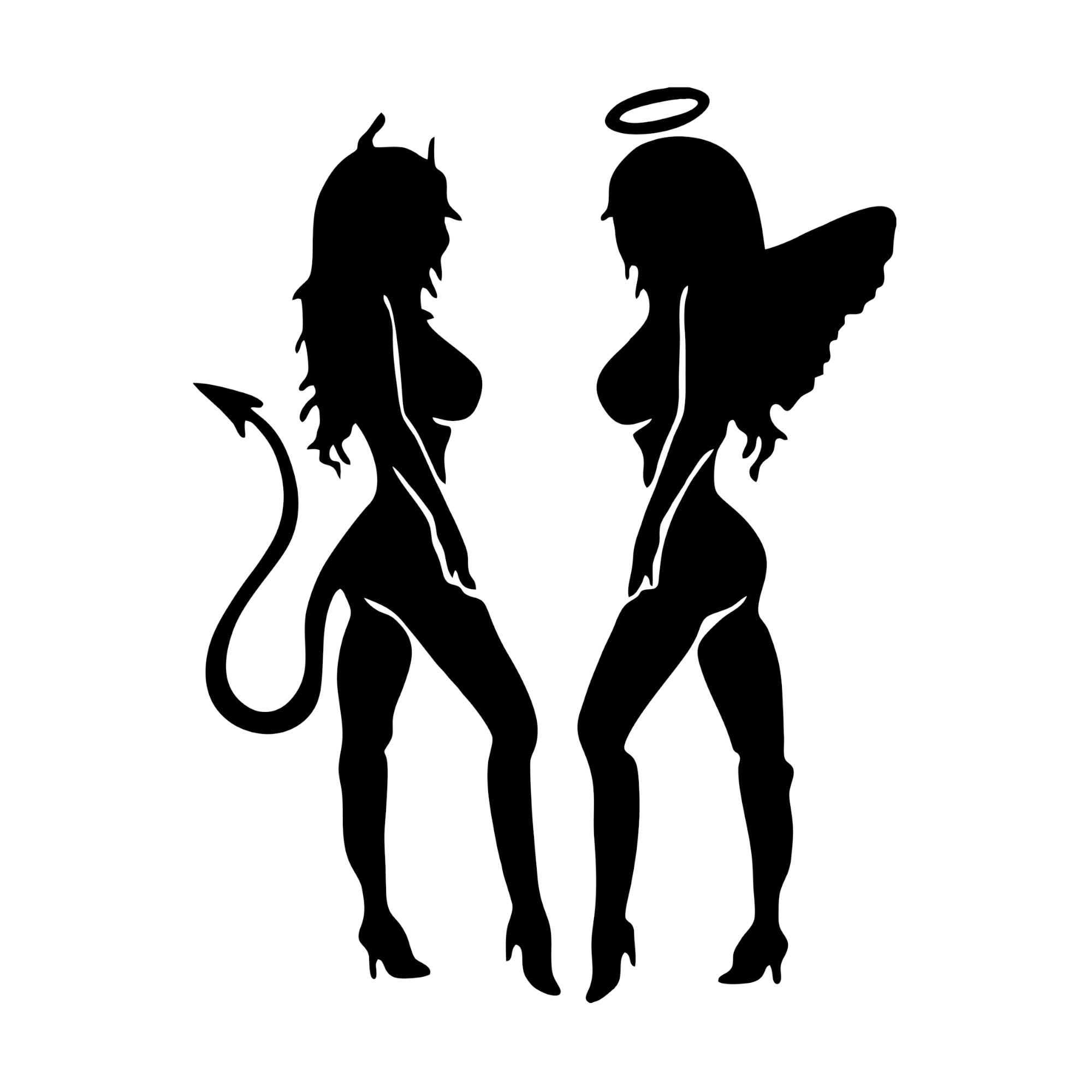 Teufel und Engel
